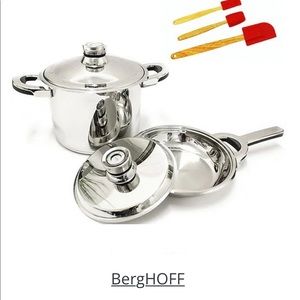 NIB BergHOFF stainless steel cookware set